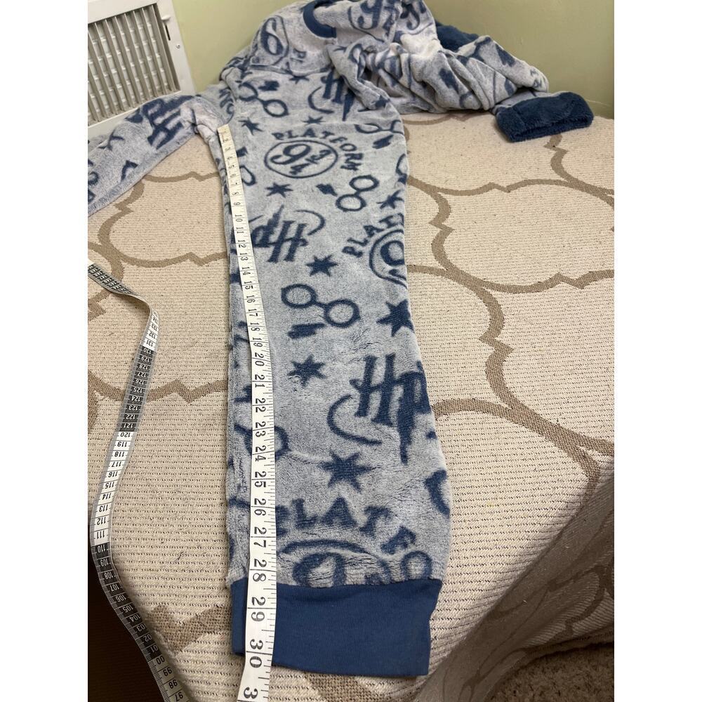 Harry Potter Women Adult Plush Fleece onesie Hooded Sleepwear,size medium, NWT - Picture 15 of 16